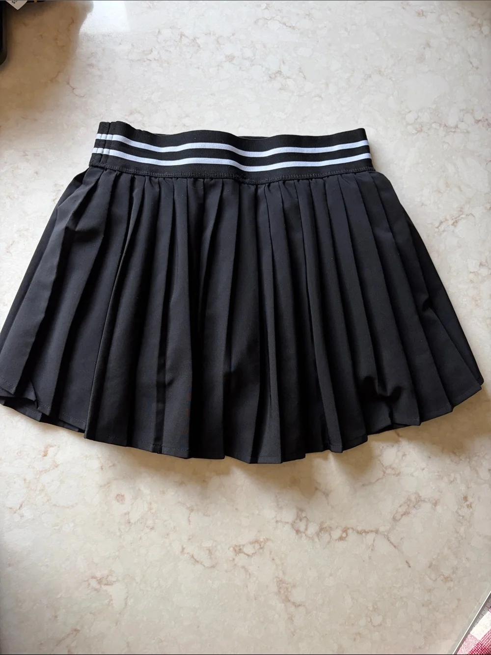 Girls Skater Preppy Pleated Y2K Skirt/Shorts JUSTICE Layered Pleats Size 12/14